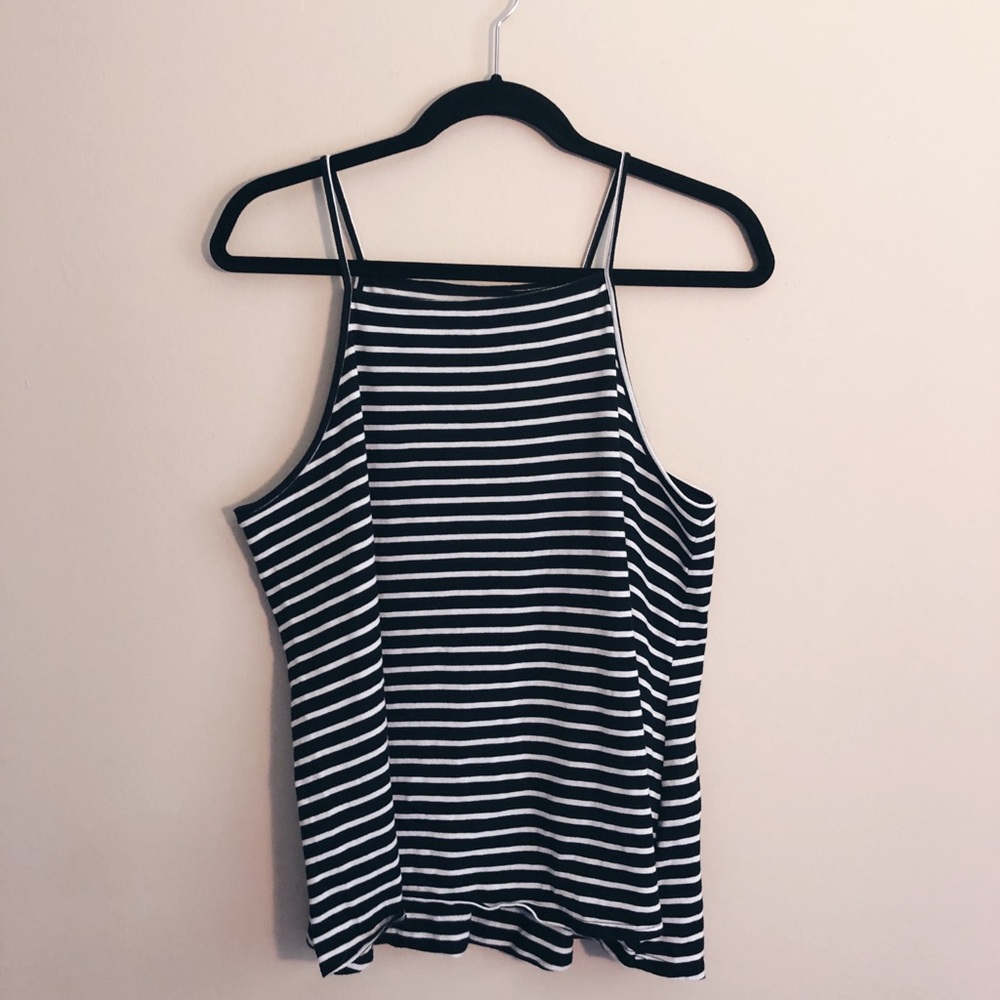 *NWOT* | Old Navy | Black & White Striped Tank Top